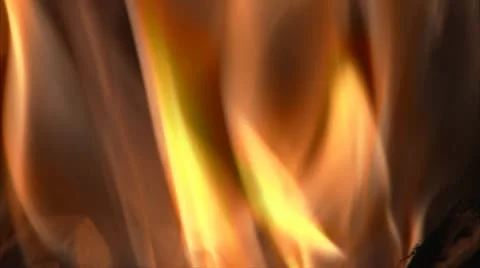 FLAMES LICKING Stock Footage 9849212