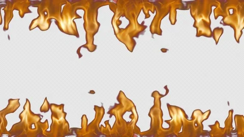 FLAMES LOOP 2  Stock Footage 196154672