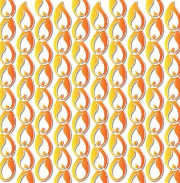 The flames pattern Stock Illustration