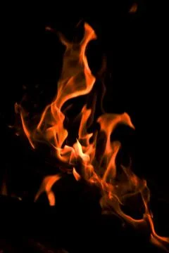 Flames. Stock Photos