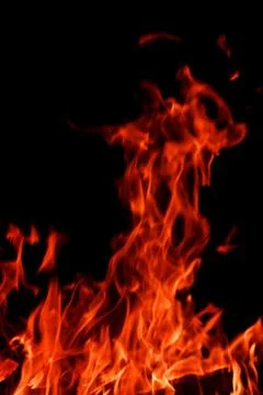 Flames. Stock Photos
