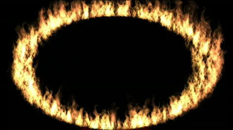 Flames ring Video stock 682141
