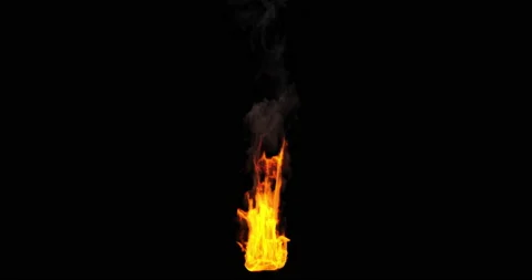 Flames rise from the the cup. Stock Footage 139214978
