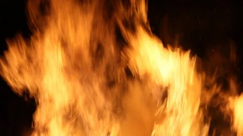 Flames shootin' away Stock Footage 122803522