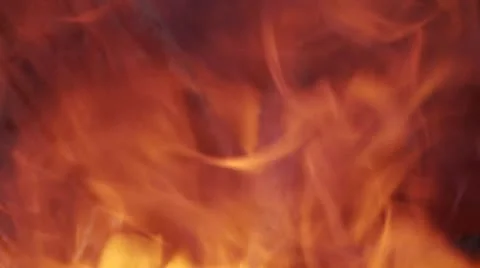 Flames in Slow Motion Stock Footage 8950809