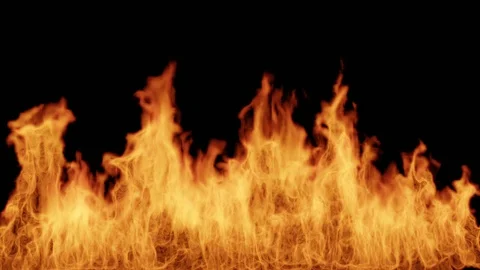 Flames wall 4k 库存影片 98410236