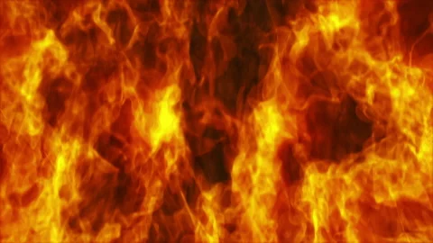 Flames on whole background Stock Footage 158764797