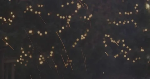 Flamesparks in vlogL Stock Footage 83518672