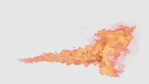 Flamethrower 02 VFX Element Stock Footage 305832704
