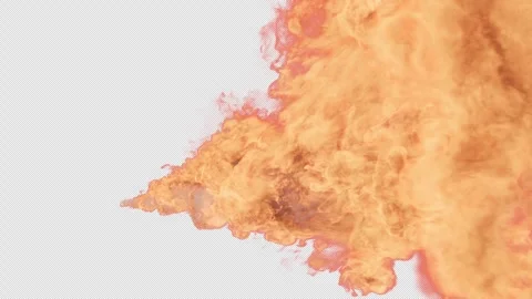 Flamethrower 03 VFX Element Stock Footage 305834089