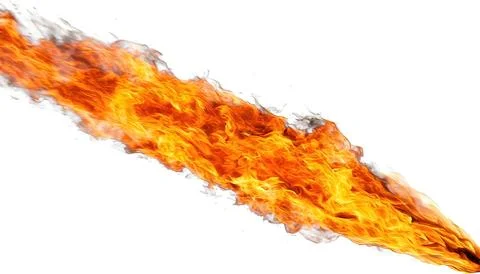 Flamethrower or blow torch flame is a ranged incendiary device designed to .. Stock Photos