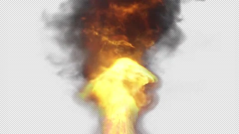 Flamethrower POV Alpha Stock Footage 245639538