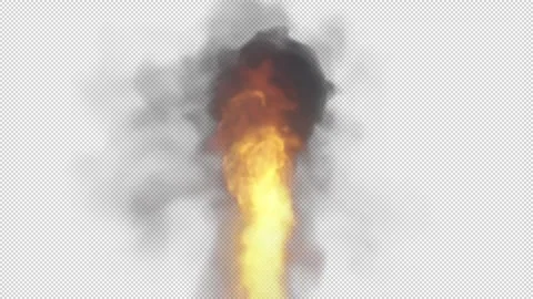Flamethrower POV Wide Alpha 動画素材 245639537