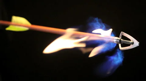 Flaming Arrow 5 Stock Footage 1099041