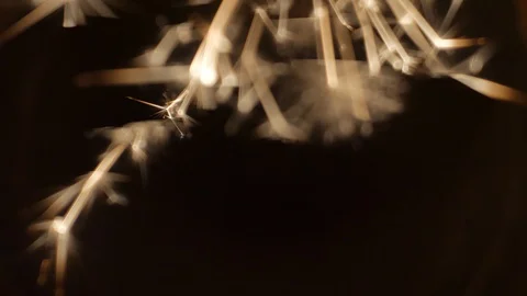 Flaming Bengali fire. Close-up. Stock Footage 88587068