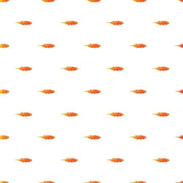 Flaming comet tail accelerating white seamless pattern Stock Illustration