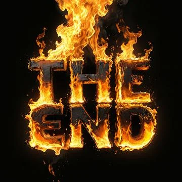 The Flaming End Stock Illustration