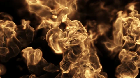 Flaming Fire 4K Close Up Loop Stock Footage 238976370