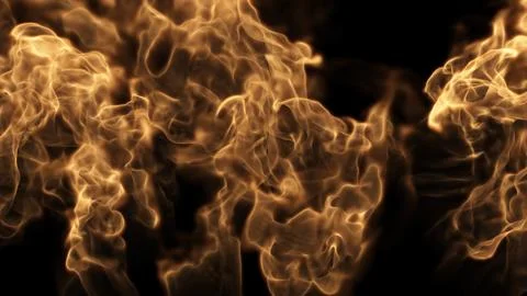 Flaming Fire Background Stock Illustration