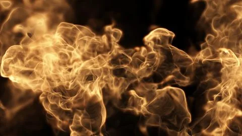 Flaming Fire Background Stock Illustration