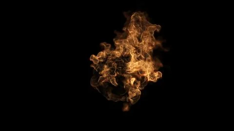 Flaming Fire Background Stockillustratie