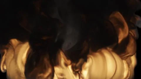 Flaming Fire Background Stockillustratie