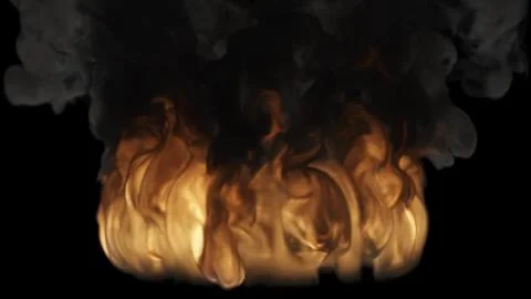 Flaming Fire Stock Illustration