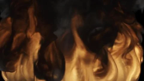 Flaming Fire Stockillustratie