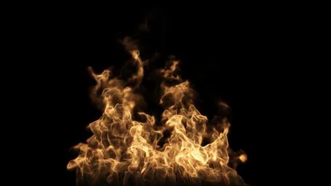 Flaming Fire Stockillustratie