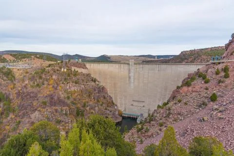 Flaming Gorge Dam Stock Photos