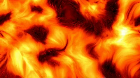Flaming infernal loop Video stock 281217