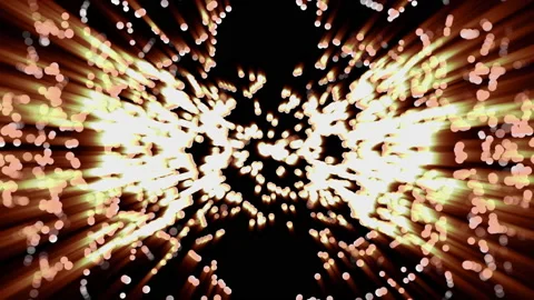 Flaming particles animation Stock Footage 90453657