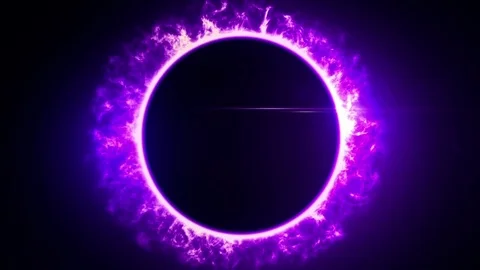 Flaming Planet Stock Footage 81205819