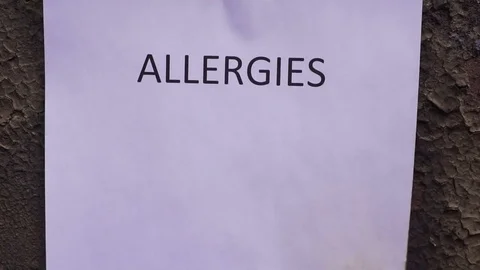 Flaming word allergies Видео 78009377