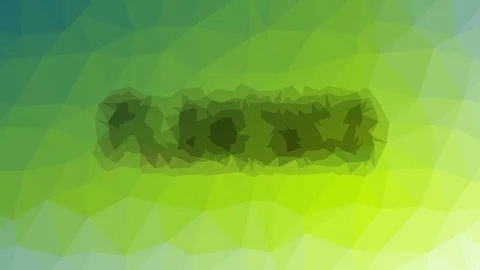 Flamingo dissolving strange tessellated looping pulsing triangles Stock Footage 109214622