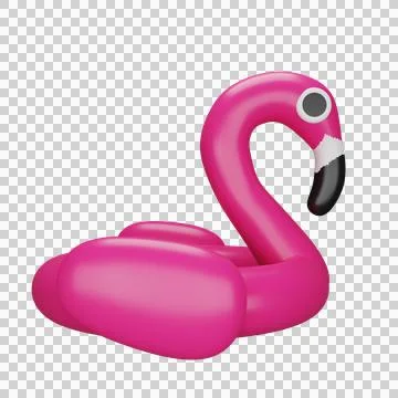 Flamingo float Stock Illustration
