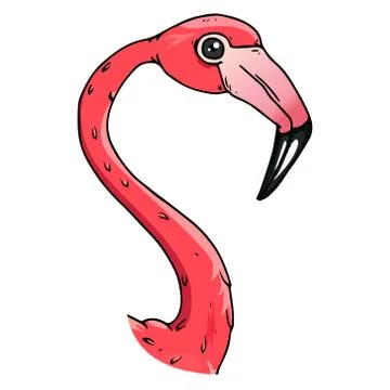 Flamingo icon. Stock Illustration