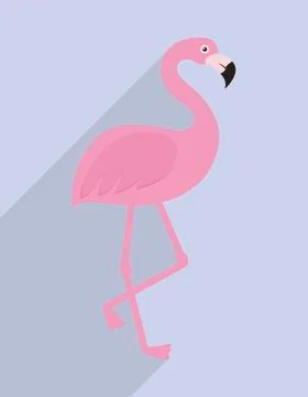 Flamingo icon image Stock Illustration