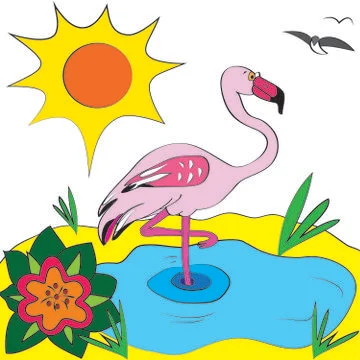 Flamingo Illustrazione stock