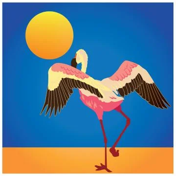 Flamingo Stock-Illustration
