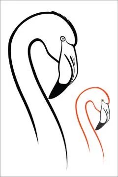 Flamingo Stock Illustration