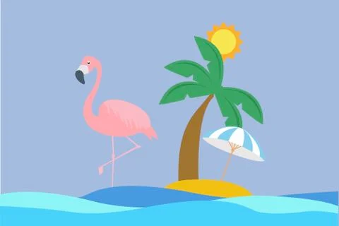 Flamingo Stock Illustration