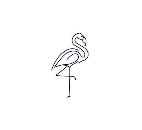 Flamingo Stock Illustration