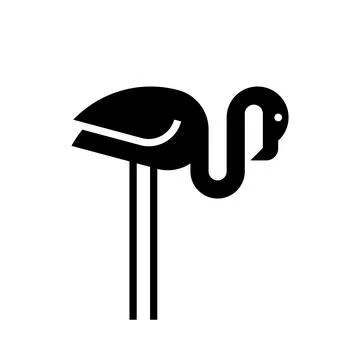 Flamingo Logo Stock Illustration