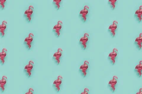 Flamingo pattern Stockfoto's