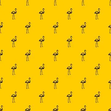 Flamingo pattern vector 스톡 일러스트