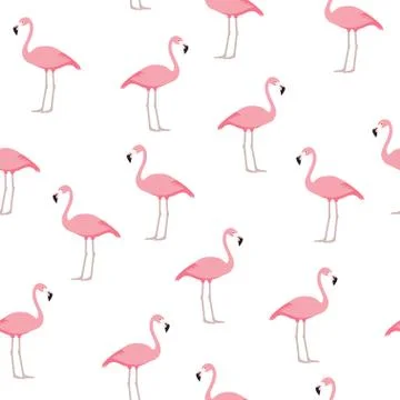 Flamingo seamless pattern Stock Illustration