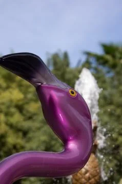 Flamingo Statue Stock Photos