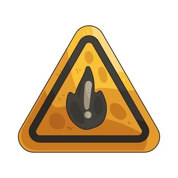 Flammable illustration Illustration