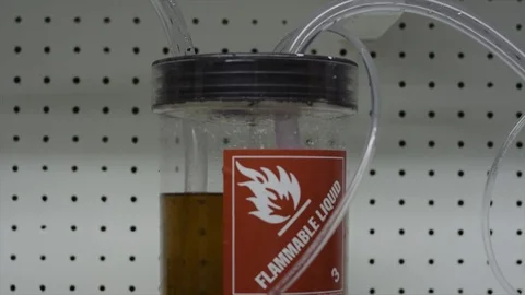Flammable Liquid Concoction Vídeos de archivo 76102801